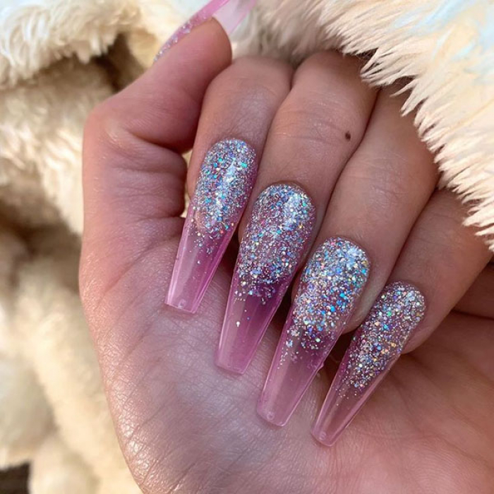 pinkish nail